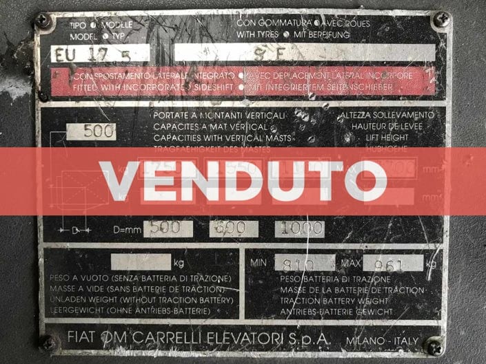 Carrello elevatore OM EU 17.5