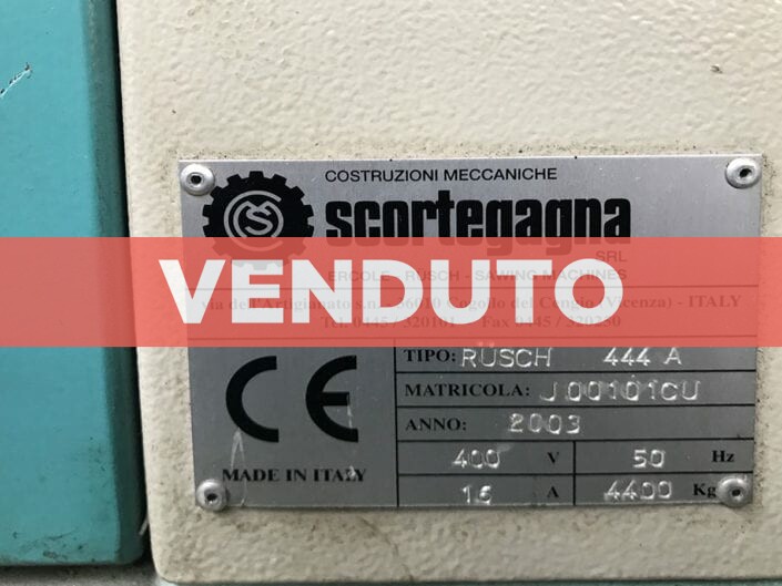 Segatrice a nastro automatica Rüsch 444 A